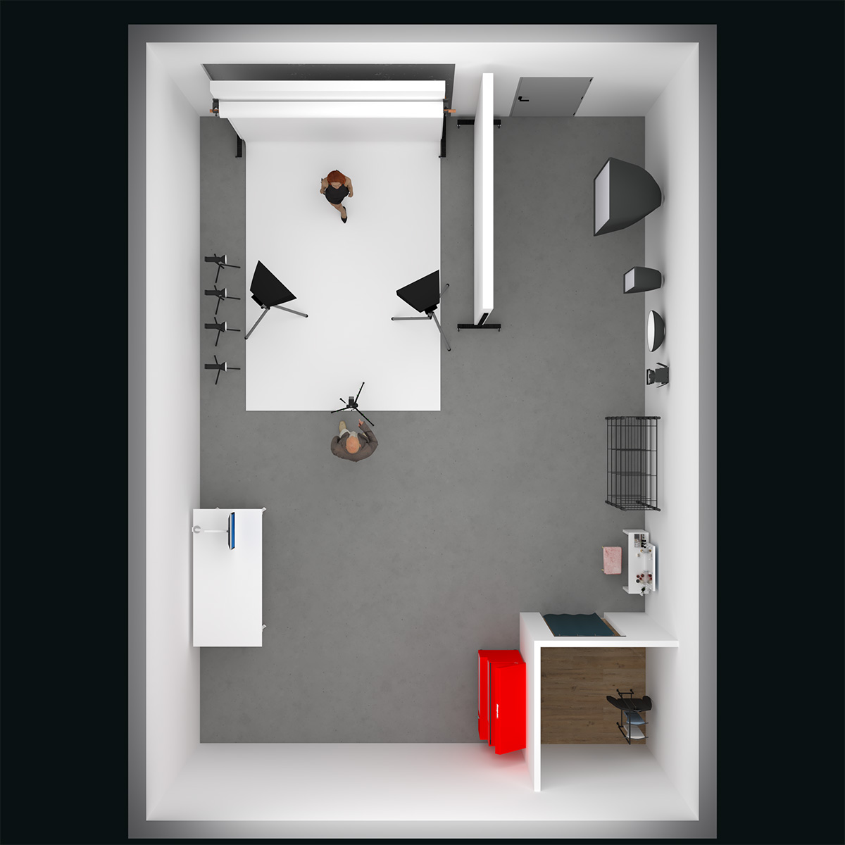 Muzeo Portrait Studio Layout